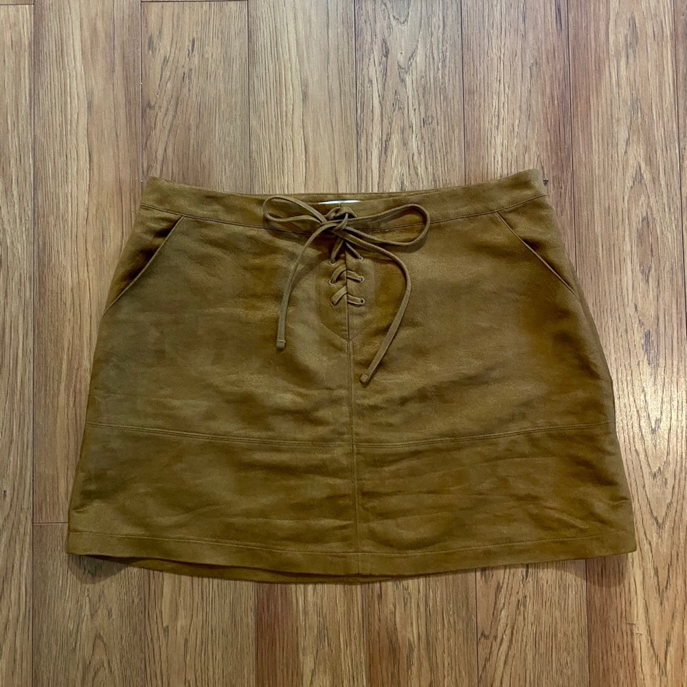 Lauren Conrad faux suede skirt